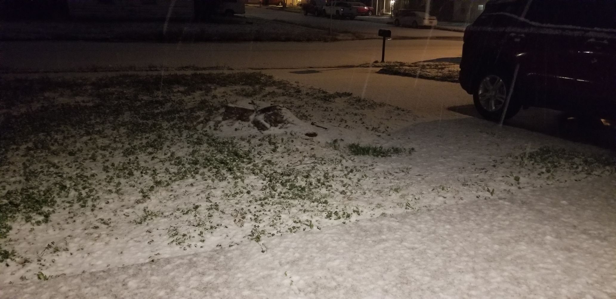 Snowing